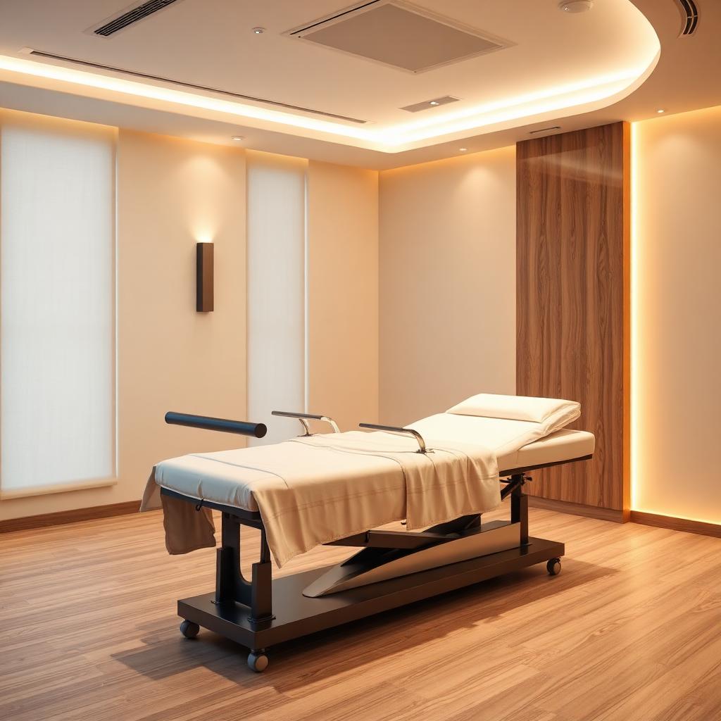 Spinal decompression therapy room at Allt House in Port St. Lucie